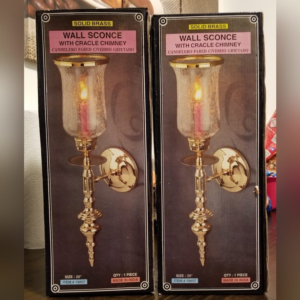 Solid Brass Wall Sconce